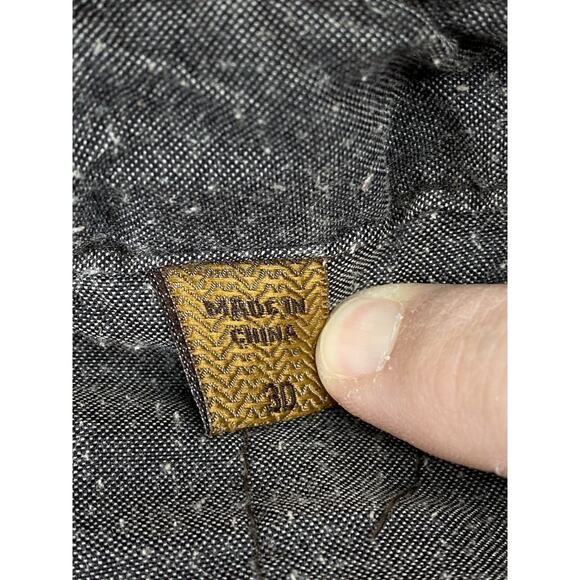 Jachs Corduroy Pants Mens 30x31 Brown Ares Slim Straight Fit Tapered Distressed - Picture 6 of 12